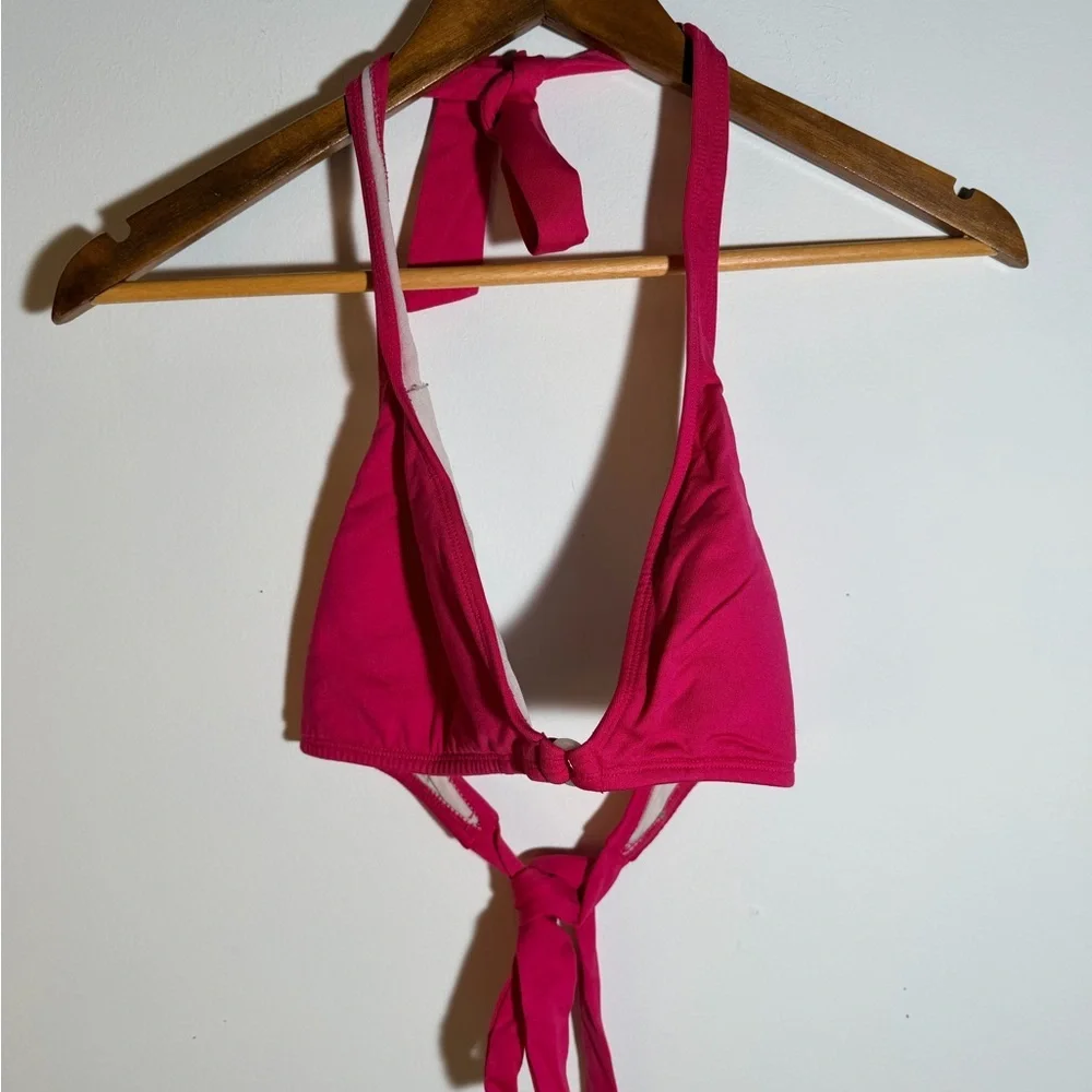 Esprit Bright Pink Halter Bikini Top